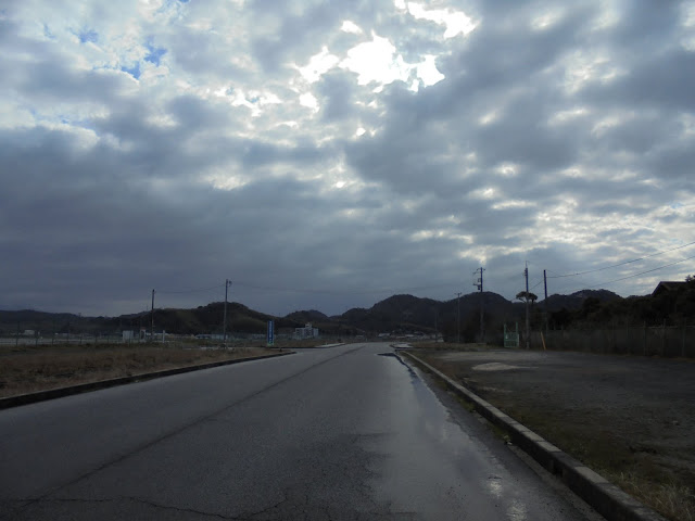 左手が工事中の中海ふれあい公園