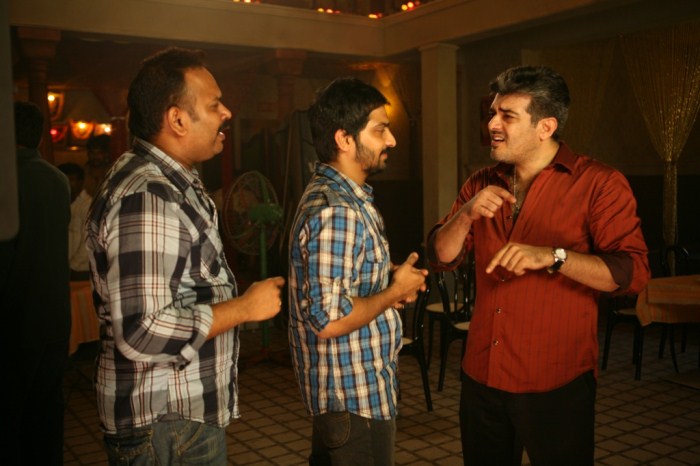 Mankatha Shooting Spot Stills film pics