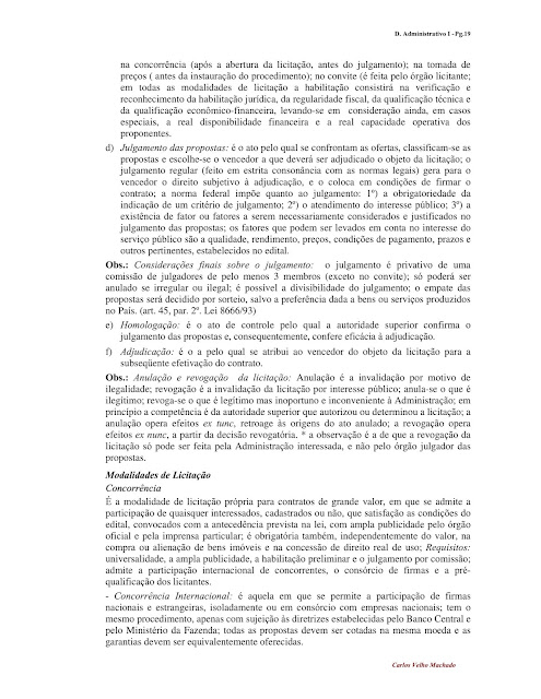 DIREITO ADMINISTRATIVO PARA CONCURSOS PDF