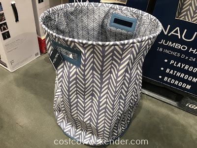Store laundry to be washed in the Nautica Jumbo Hamper