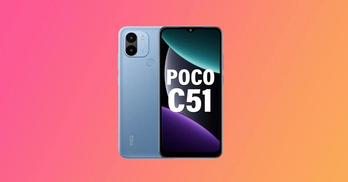 Xiaomi Poco C51 Flash File