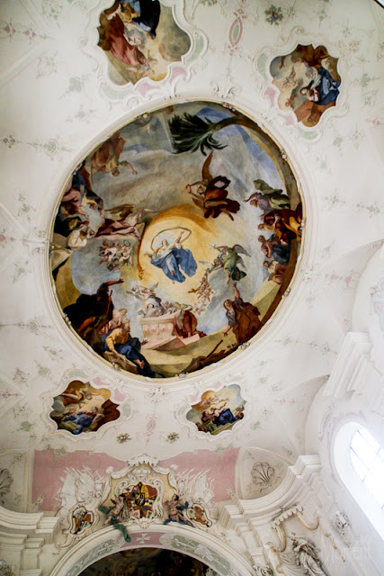 Deckenmalerei Kirche Mainau
