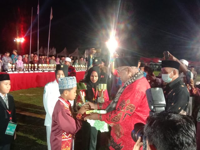 Kabupaten Sorong Selatan Sabet Juara 1  Umum MTQ Ke- IX Papua Barat 2022