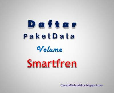 Cara Daftar Paket Data Volume Smartfren