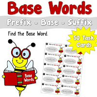  Base Words Task Cards