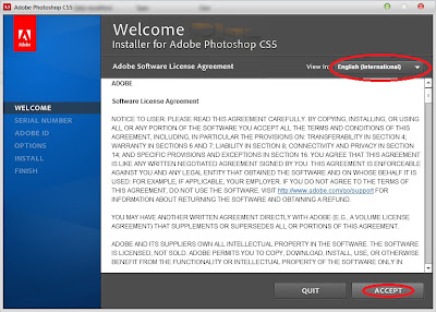 Cara Instal Photoshop cs5