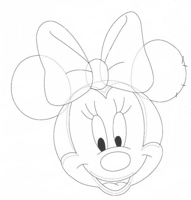 Moldes De La Cara De Minnie Mouse Ideas Y Material Gratis Para Fiestas Y Celebraciones Oh My Fiesta