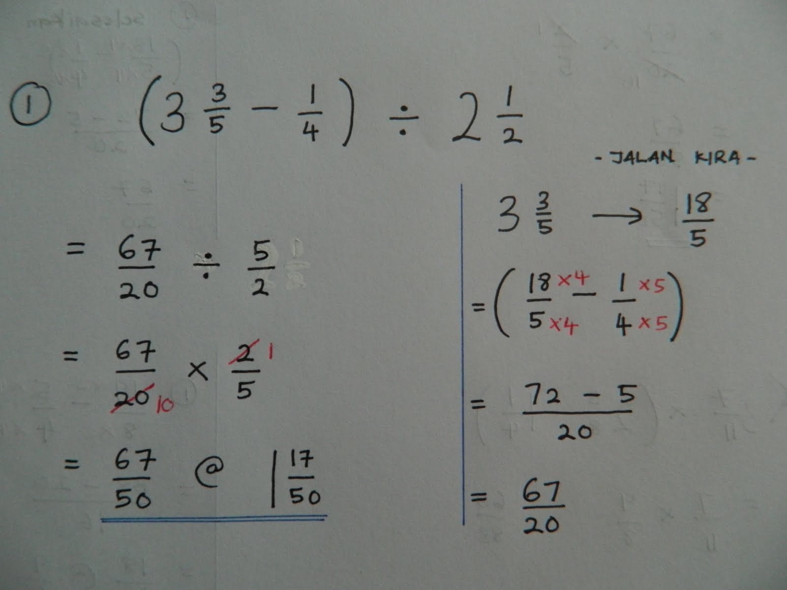 Jom kita kira: Soalan 1 Kertas 2 Matematik PMR