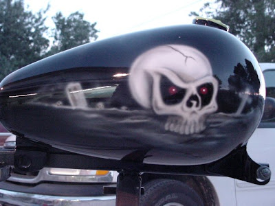 Scary Skull Design Is Great For Tank