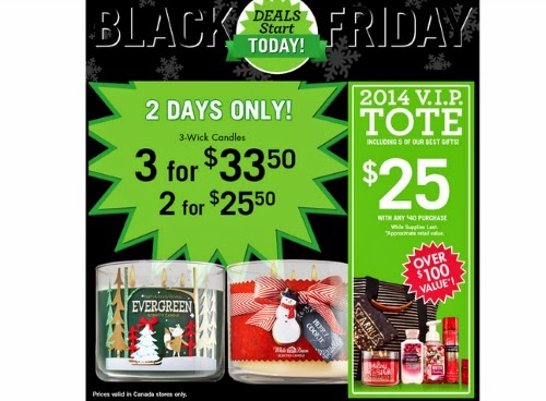 Bath & Body Works Black Friday 