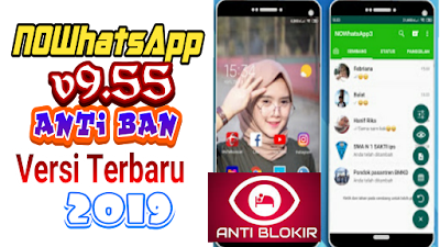 NOWhatsApp v9.55 ANTI BAN Versi Terbaru 2019