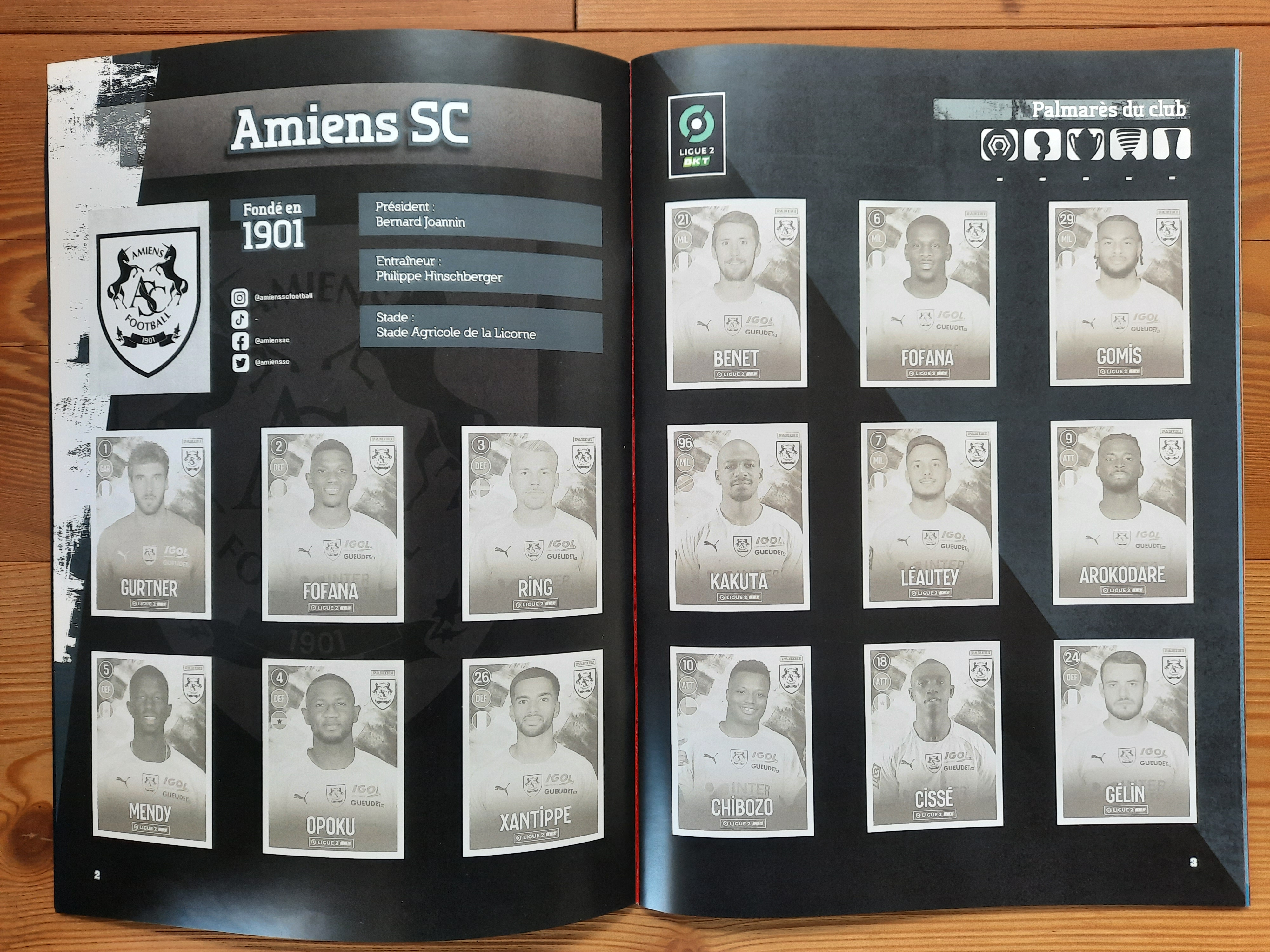 Swap stickers, checklist and photos for album Panini Rugby 2022-2023 