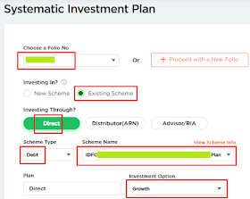 IDFC Mutual Fund - Start Online SIP