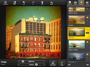 Vintage effect in PhotoStudioHD