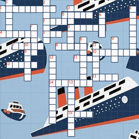 Greys Anatomy #AtoZChallenge Crossword Puzzle grid by JamieWriter