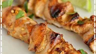 Grilled honey lime chicken skewers