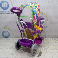 purple ball baby royal tiga roda sepeda