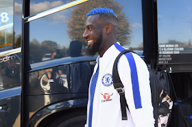 BAKAYOKO DYES HAIR BLUE AFTER GOAL PROMISE