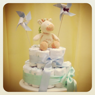 Baby shower Torta de pañales