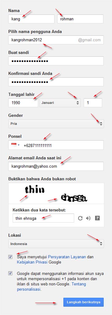 cara membuat email