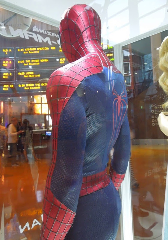 Amazing Spider-man 2 movie costume back