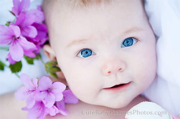 Cute Babies with Flowers