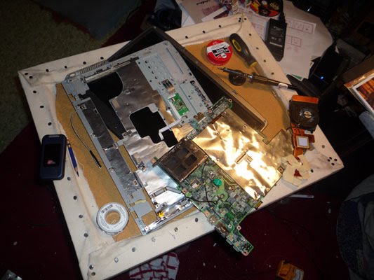 Laptop In Pieces