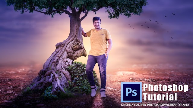 Awesome Tree Photoshop Manipualtion || 2018 1st Photoshop Workshop Tutrial