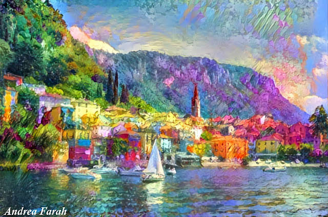 Mediterranean View beautiful painting 33