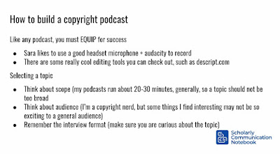 How to build a copyright podcast