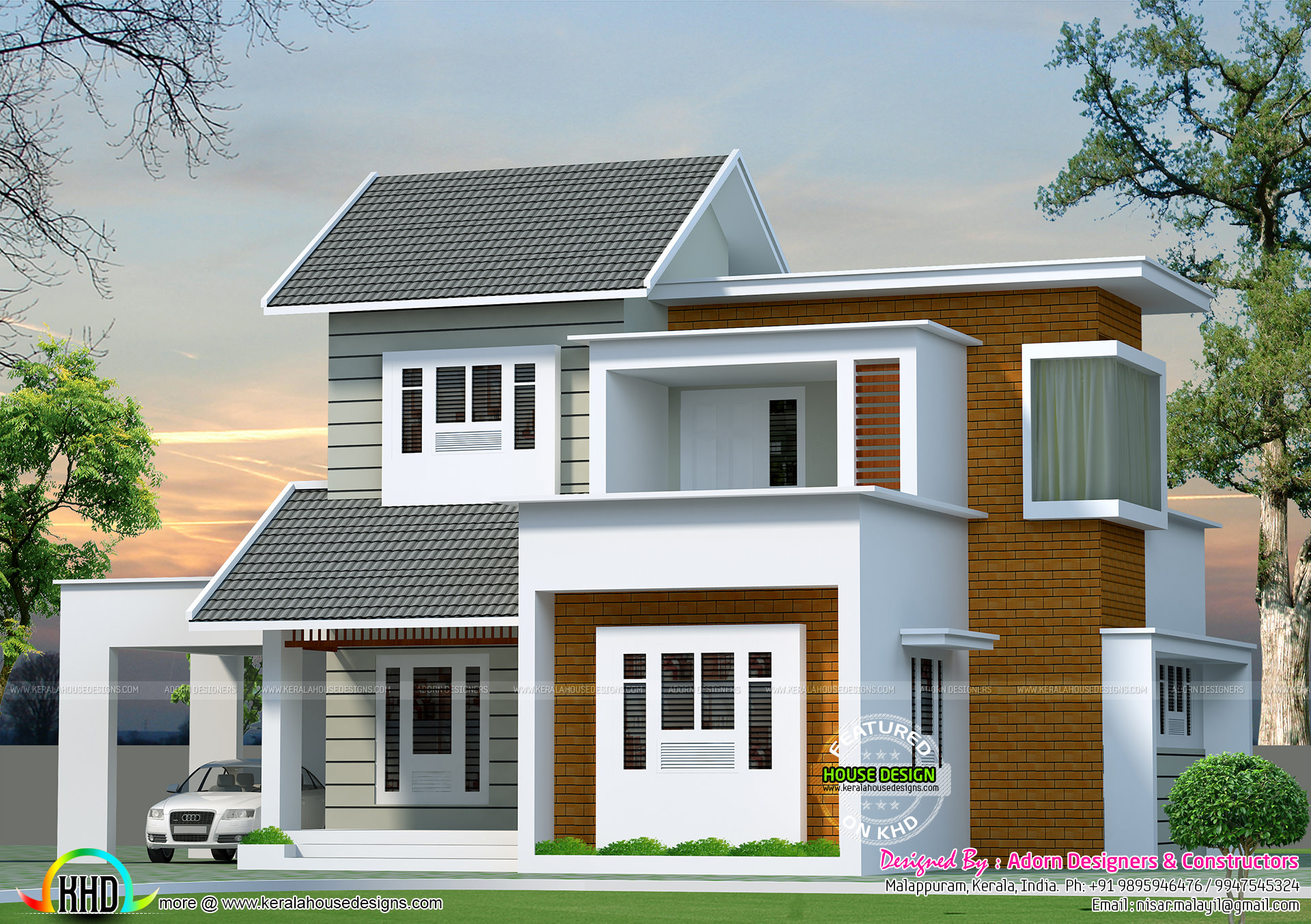 October 2019 Kerala home  design  and floor plans 