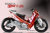 motor supra x-125 modifikasi keren