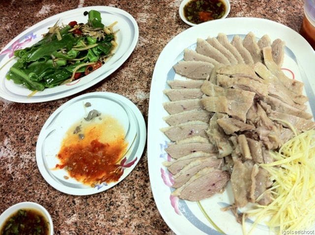 Goose Meat and Speciality Mountain Vegetable