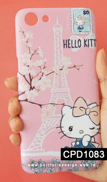 Pelindung Handphone Karakter Hello Kitty Eiffel Tower CPD1083