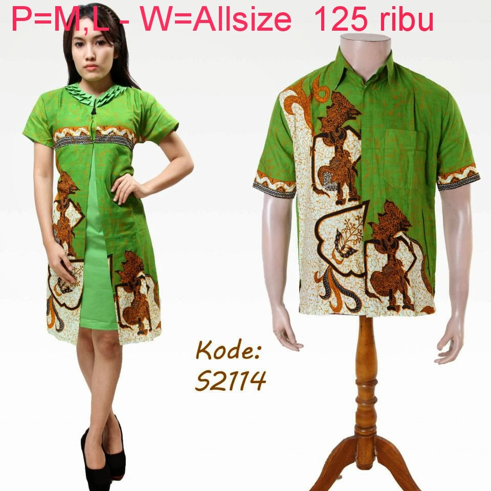 Baju Batik Pasangan Suami  Istri  Model Baju Batik