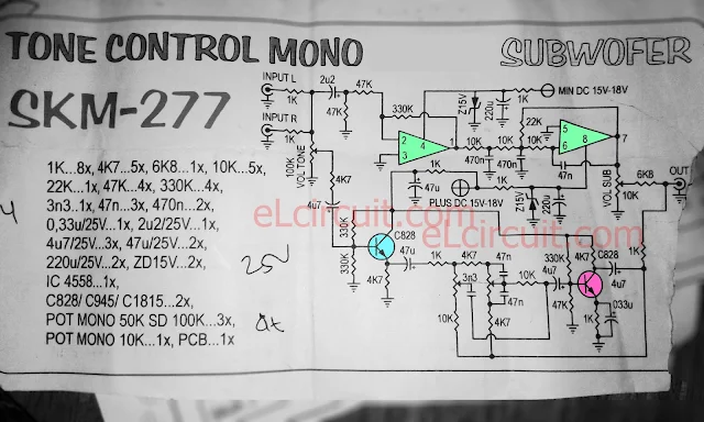 Tone Control C828 with Subwoofer