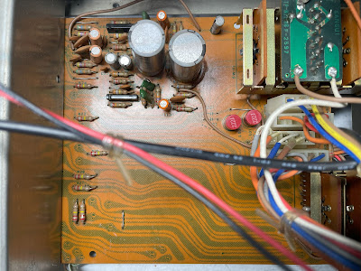Sansui 9090_Equalizer Circuit Board (F-2541)_before servicing