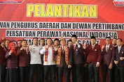 Drs. H Nukman Hadiri Pelantikan DPPD PPNI Lambar Periode 2022-2027