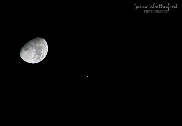 Bend Central Oregon Jupiter moon January 21 Jaime Weatherford