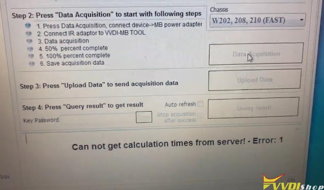 VVDI MB Tool Program Benz W202 All Keys Lost 9