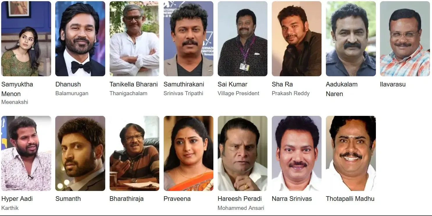 Vaathi Movie Star Cast