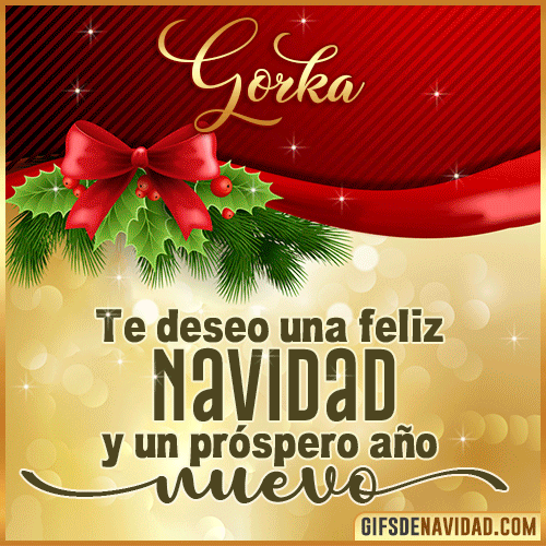 Feliz Navidad Gorka Feliz Navidad Gorka