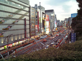 view from ueno park