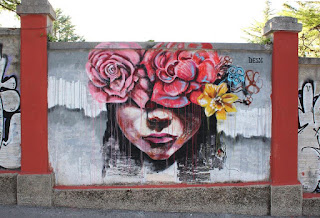 Headroses L'Aquila 2015 Graffiti Street Art by DesX