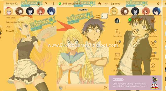 Download Tema Line Anime Nisekoi