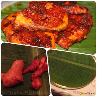 fish, bajji, banana leaf - beyond madras - restaurant review