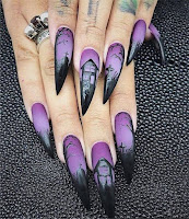 Ideas de manicura : Decoración de uñas para Halloween
