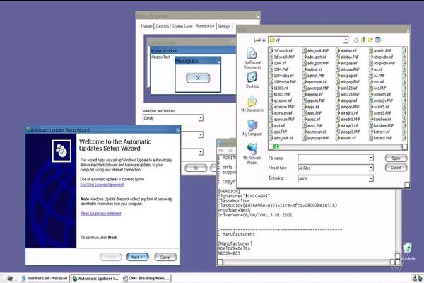 الشيفرة المصدرية لنظام Windows XP تكشف عن تيمة شبيهة بما هو موجود في الماك