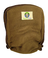 Charcoal Bamboo Diaper Inserts and Wet Bag  #pandaroo