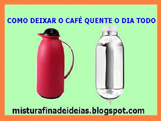 Dica para deixar o café sempre quente